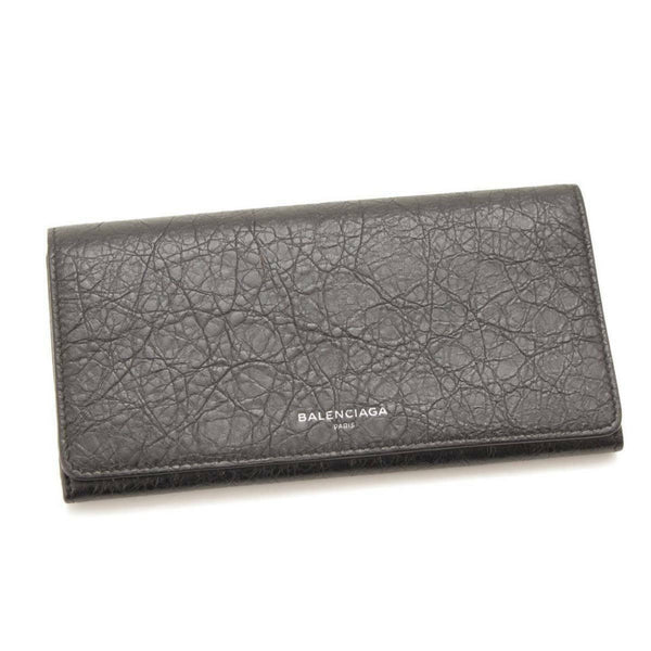 Balenciaga Antracite Grey Arena Leather Long Wallet in Grey, authentic new wallet, image 1