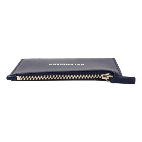 Balenciaga Cash Navy Leather Large Coin Card Holder Wallet in Navy Blue, authentic new wallet, image 5