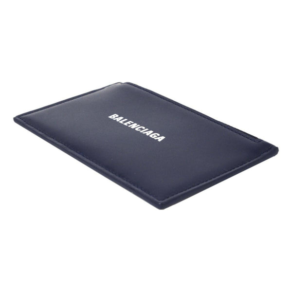 Balenciaga Cash Navy Leather Large Coin Card Holder Wallet in Navy Blue, authentic new wallet, image 3