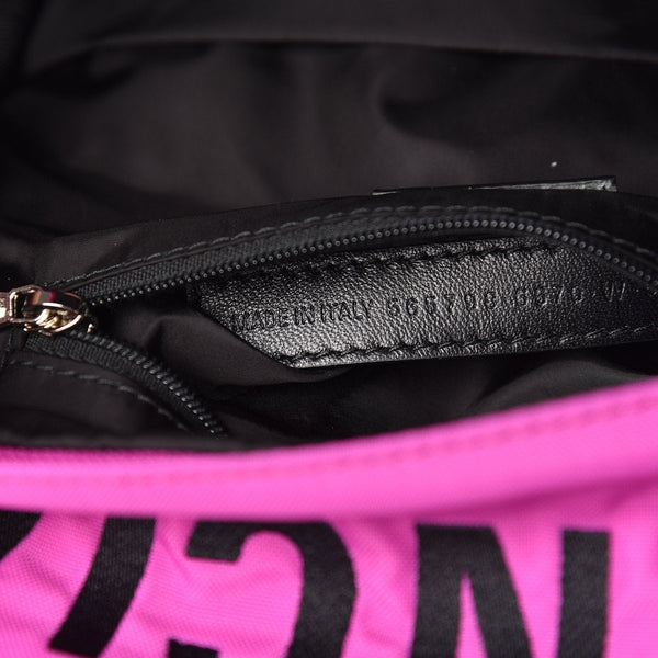 Balenciaga Wheel Sport Backpack Pink Fuchsia Nylon Logo in Fuchsia Pink, authentic new handbag, image 7