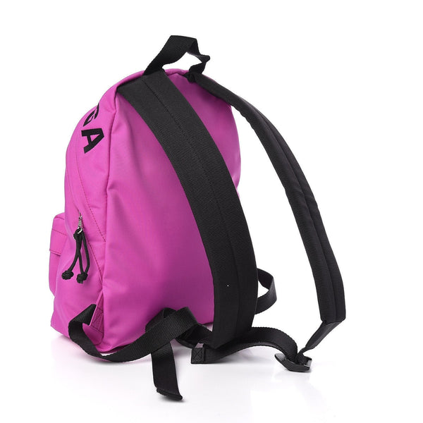 Balenciaga Wheel Sport Backpack Pink Fuchsia Nylon Logo in Fuchsia Pink, authentic new handbag, image 2