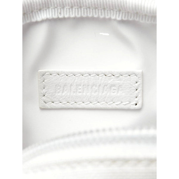Balenciaga NASA Logo White Nylon Phone Holder Crossbody Bag in White, authentic new handbag, image 9