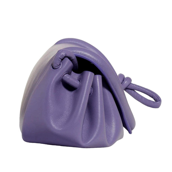 Bottega Veneta Beak Small Lavender Nappa Crossbody Bag in Lavender, authentic new handbag, image 3