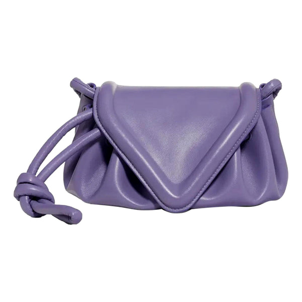 Bottega Veneta Beak Small Lavender Nappa Crossbody Bag in Lavender, authentic new handbag, image 1