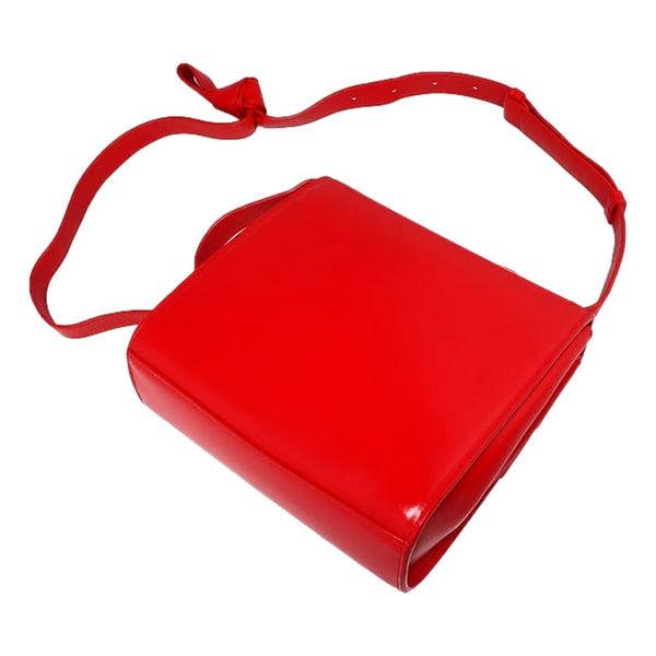 Bottega Veneta The Clip Chili Red Calfskin Leather Shoulder Crossbody Bag in Chili Red, authentic new handbag, image 3