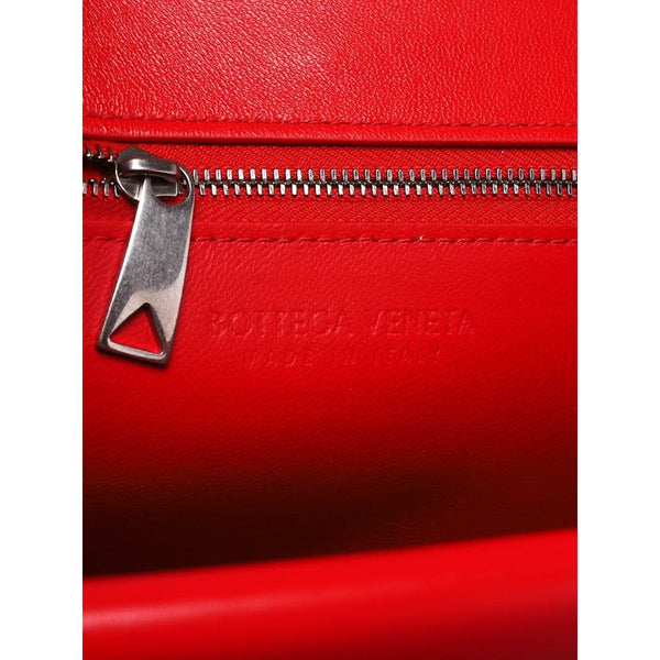 Bottega Veneta The Clip Chili Red Calfskin Leather Shoulder Crossbody Bag in Chili Red, authentic new handbag, image 7