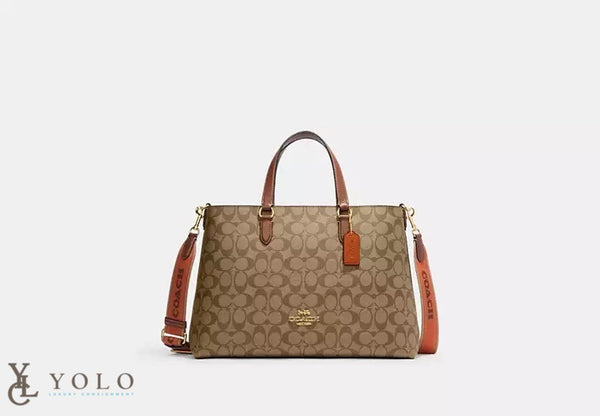 Coach Signature Logan Carryall Tote