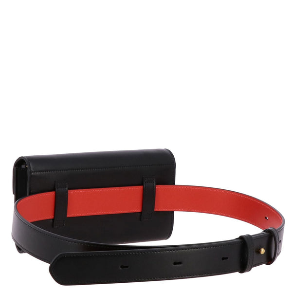 Christian Louboutin Elisa Black Paris Convertible Shoulder Belt Bag in Black, authentic new handbag, image 3