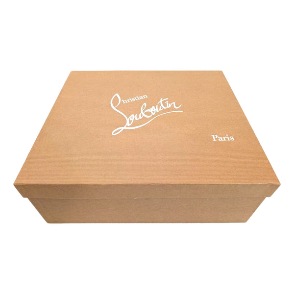 Christian Louboutin Gold Crystal Logo Keyring in Gold, authentic new keychain, image 4