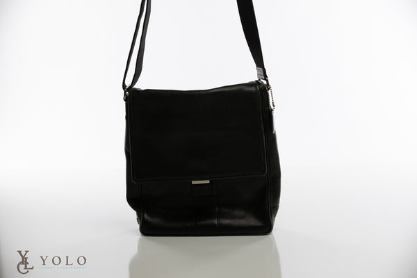 Coach Charter North/South Messenger Bag Leather Crossbody — product detail 6