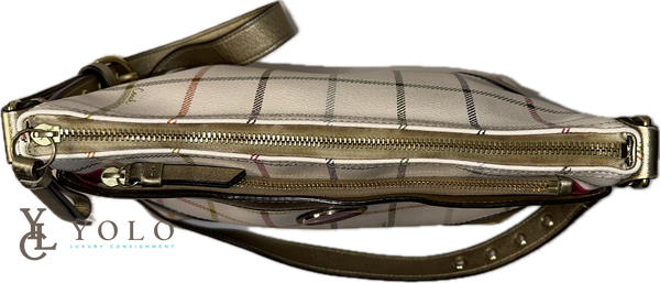 Coach Peyton Tattersall Crossbody Bag Plaid Canvas Designer Bag — product detail 2