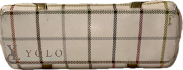 Coach Peyton Tattersall Crossbody Bag Plaid Canvas Designer Bag — product detail 4