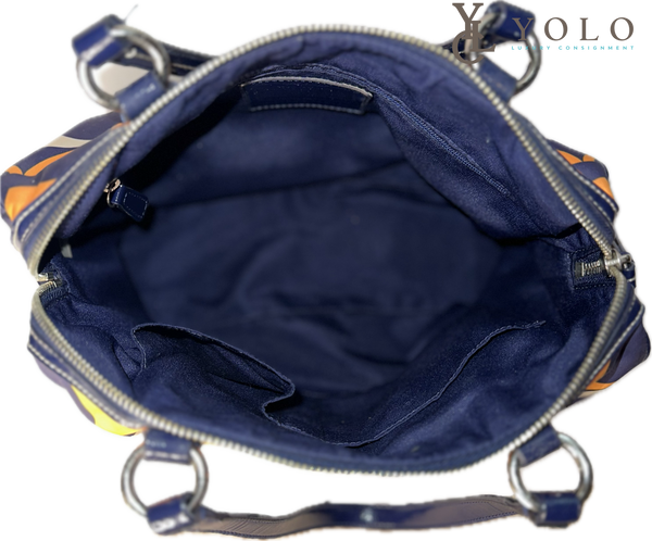 Coach Signature Nylon Linear Stripe Shoulder Bag — product detail 3