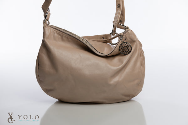 Coach Soft 2-Way Leather Hobo Bag Slouchy Shoulder Crossbody — primary product view