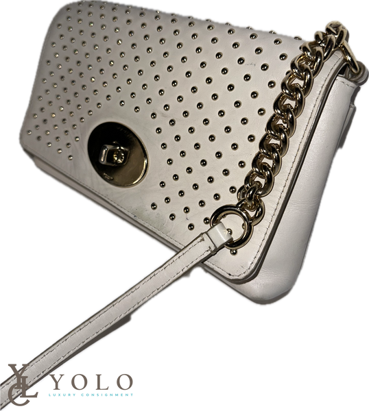 Coach Studded Bleecker Penny Crossbody Bag Leather Turnlock Flap — alternate product view