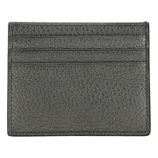Fendi Baguette Graphite Grained Leather Card Case Wallet in Red, authentic new wallet, image 3