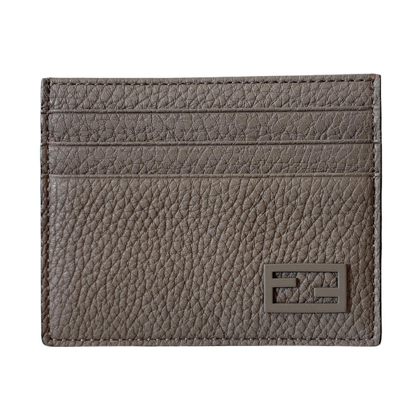 Fendi Baguette Grey Yellow Leather Card Case Wallet in Grey and Yellow, authentic new wallet, image 1