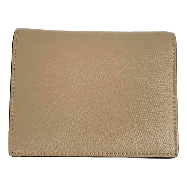 Fendi Tortora Gray Leather Compact Bifold Wallet in Tortora Gray, authentic new wallet, image 2