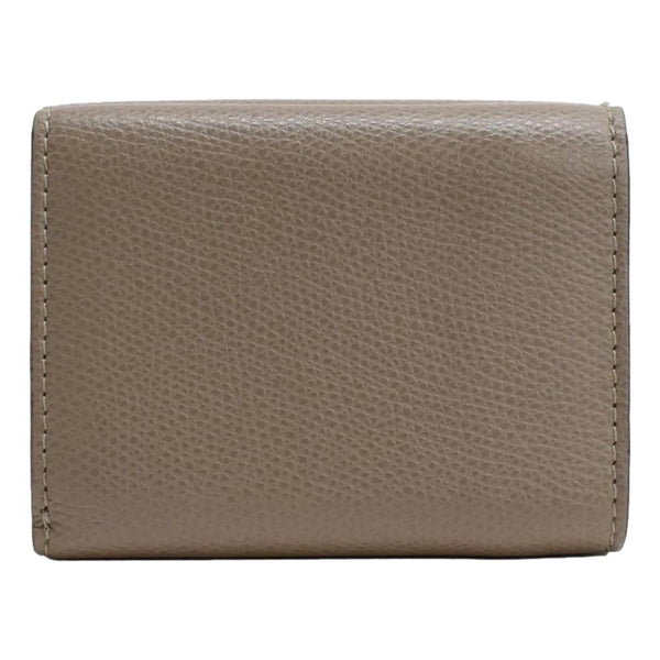 Fendi F Is Fendi Tortora Gray Leather Micro Trifold Wallet in Tortora Gray, authentic new wallet, image 2