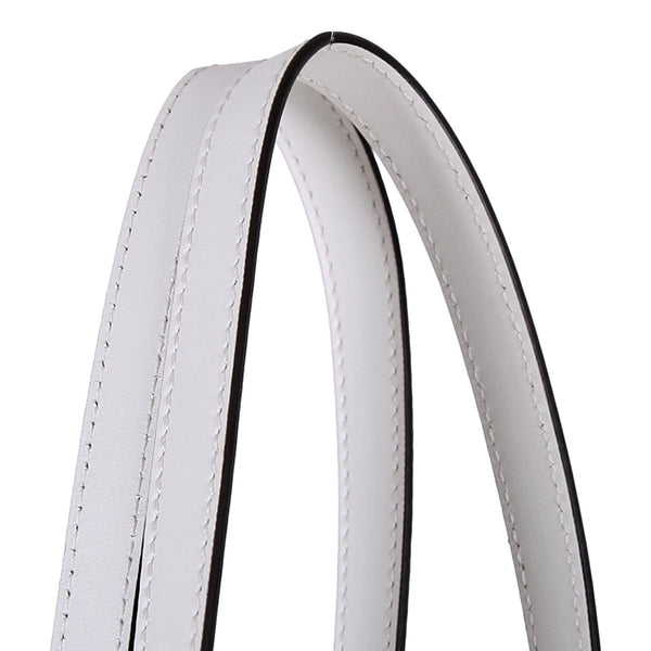 Fendi FF Canvas X-Tote Bag Black White Leather Trim Turn Lock in Black and White, authentic new handbag, image 8