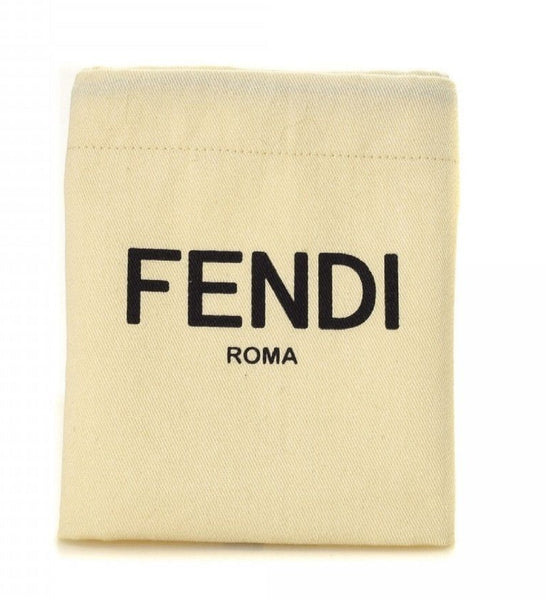 Fendi FF Diagonal Stripe Mini Camera Crossbody Bag Black Canvas Leather – detail view 8
