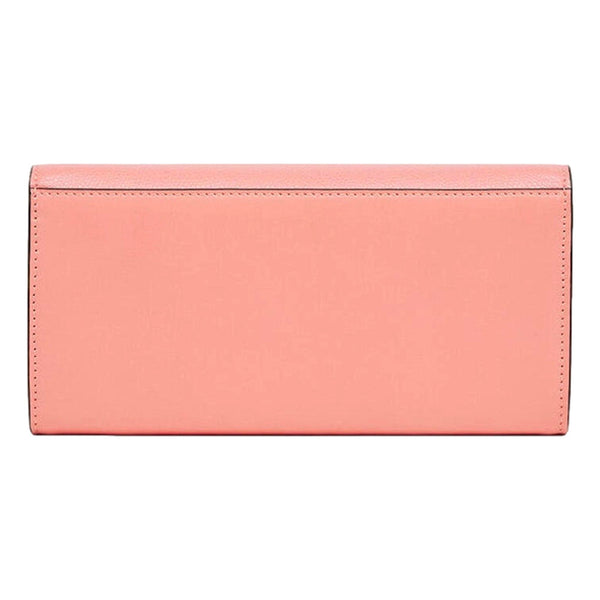 Fendi FF Diamonds Pesca Pink Calfskin Leather Continental Wallet in Pesca Pink, authentic new handbag, image 3