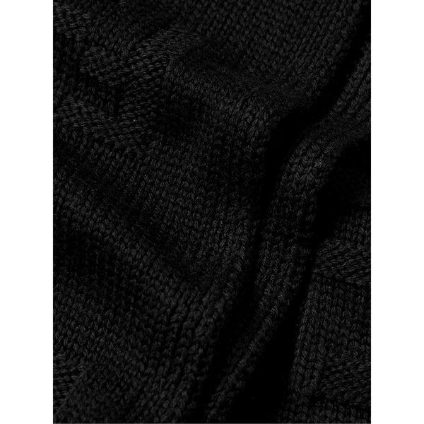 Fendi FF Karl Nero Jacquard Wool Scarf in Nero Black, authentic new scarves & shawl, image 2