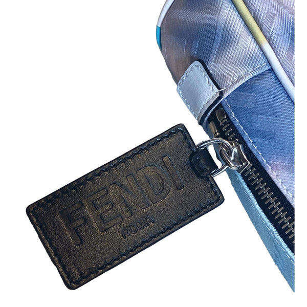 Fendi FF Motif Multicolor Printed Canvas Medium Travel Beauty Case – detail view 6