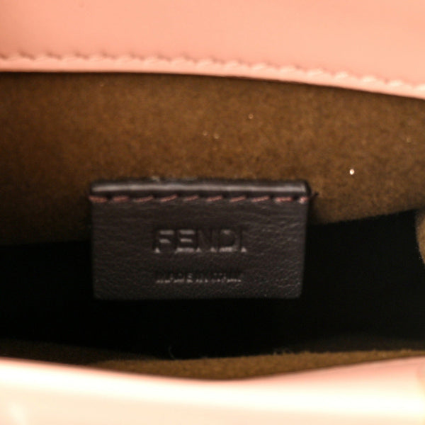 Fendi Mini Sunshine Shopper Tote Crossbody Baby Pink Zucca Leather in Baby Pink, authentic new handbag, image 5
