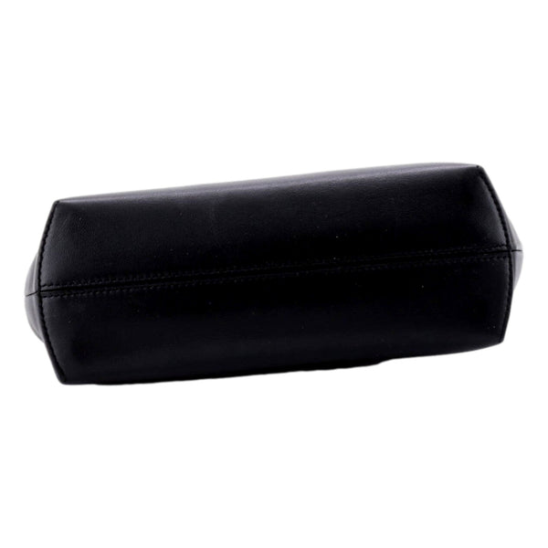 Fendi First Midi Nappa Leather Clutch Crossbody Bag Nero Black Gold FF Logo in Nero Black, authentic new handbag, image 4