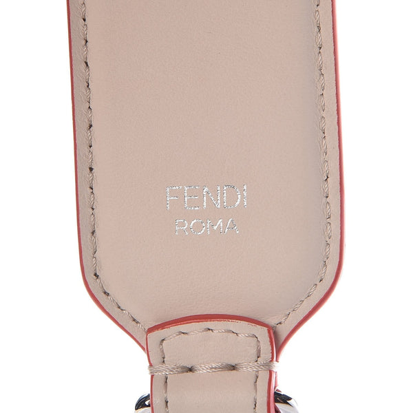 Fendi "FUN" Beige Multicolor Studded Mini Leather Shoulder Strap in Camelia Beige, authentic new handbag, image 5
