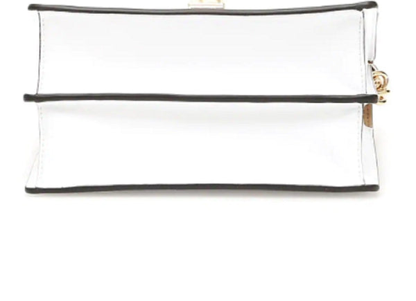 Fendi Kan I Floral Calfskin Leather Chain Bag White Multicolor in White and Multicolor, authentic new handbag, image 3