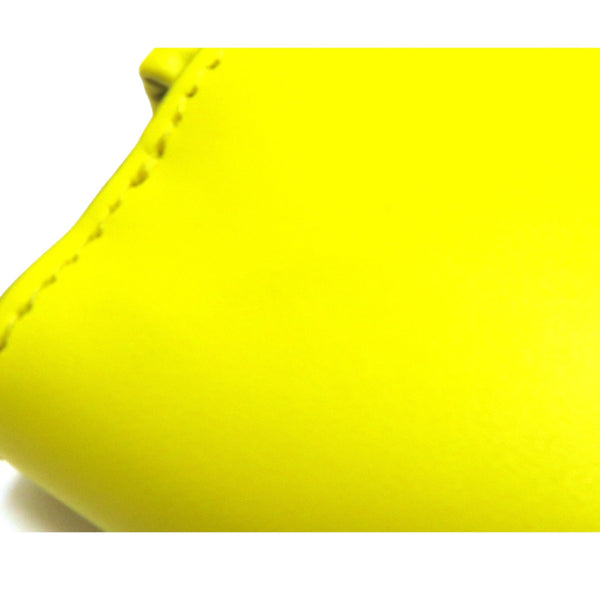 Fendi Diamonds Sorbetto Yellow Compact Zip Pocket Bifold Card Holder Wallet in Sorbetto Yellow, authentic new wallet, image 7
