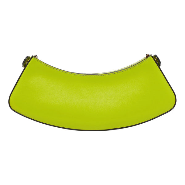 Fendi O’Lock Swing Shoulder Bag Wasabi Green Calfskin Leather in Wasabi Green, authentic new handbag, image 4