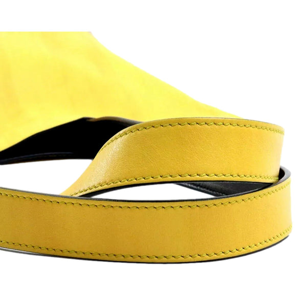 Fendi Pack Large Shopping Tote Yellow Box Leather Bag in Yellow, authentic new handbag, image 5