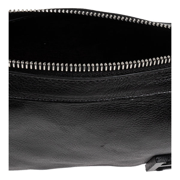 Fendi Simply Fendi Mini Black Leather Shoulder Bag in Black, authentic new handbag, image 4