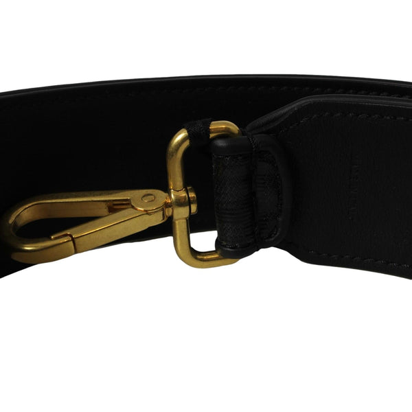 Fendi Strap You FF Zucca Black Glazed Canvas Shoulder Strap in Black, authentic new handbag, image 6