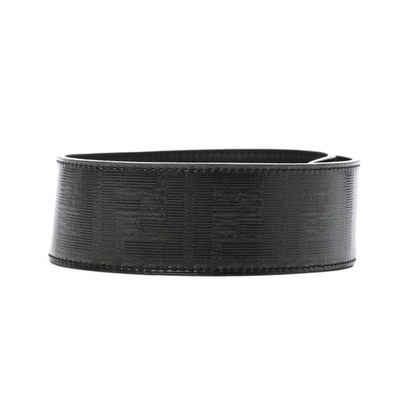 Fendi Strap You FF Zucca Black Glazed Canvas Shoulder Strap in Black, authentic new handbag, image 3
