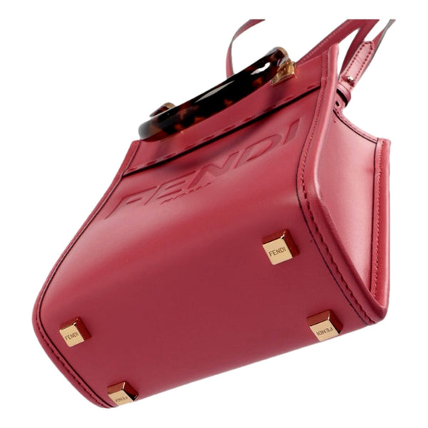 Fendi Sunshine Shopper Fuchsia Pink Small Handbag Crossbody Bag in Fuchsia Pink, authentic new handbag, image 7