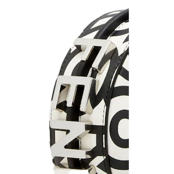 Fendi x Marc Jacobs Fendigraphy Nano Hobo Bag Black White in Black and White, authentic new handbag, image 4