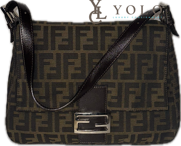 Fendi Zucca Mama Baguette Shoulder Bag — primary product view