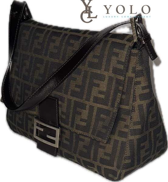 Fendi Zucca Mama Baguette Shoulder Bag — product detail 7