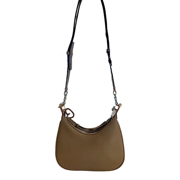Gucci Attaché Small Shoulder Bag Beige Leather in Beige, authentic new handbag, image 3
