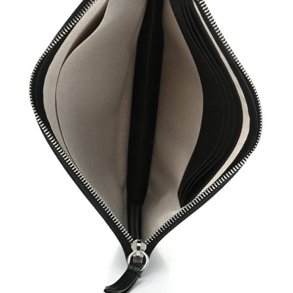 Gucci Black GG Supreme Monogram Tiger Print Clutch Bag in Black, authentic new handbag, image 6