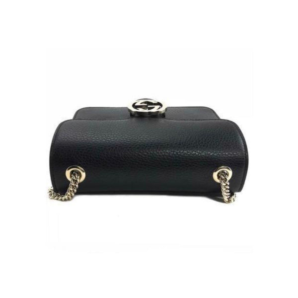 Gucci Icon GG Black Leather Small Crossbody Bag in Black, authentic new handbag, image 14