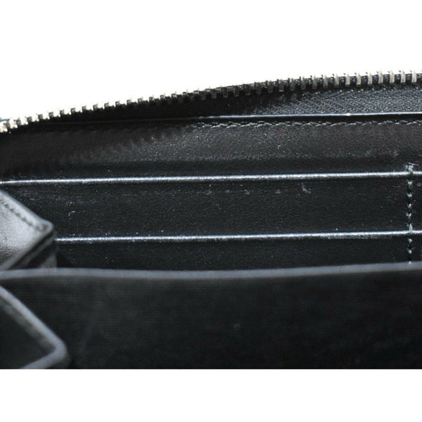Gucci Black Leather Rainbow Blade Lightning Logo Long Wallet in Black, authentic new wallet, image 11