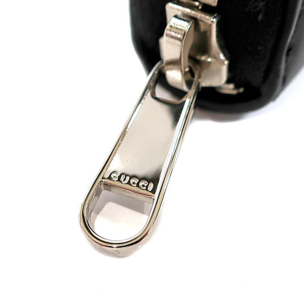 Gucci Black Leather Rainbow Blade Lightning Logo Long Wallet in Black, authentic new wallet, image 4