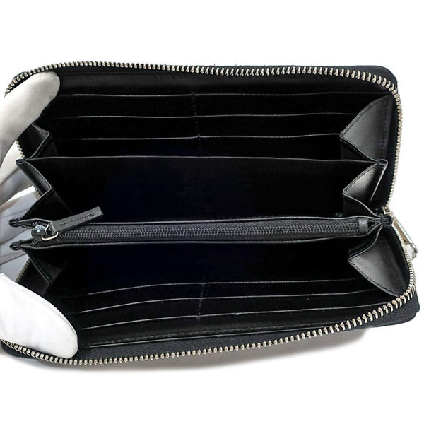 Gucci Black Leather Rainbow Blade Lightning Logo Long Wallet in Black, authentic new wallet, image 3