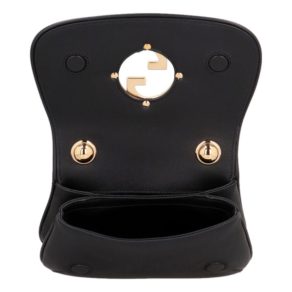 Gucci Blondie GG Mini Bag Web Stripe Strap Small Crossbody in Black, authentic new handbag, image 5