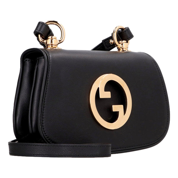 Gucci Blondie GG Mini Bag Web Stripe Strap Small Crossbody in Black, authentic new handbag, image 2